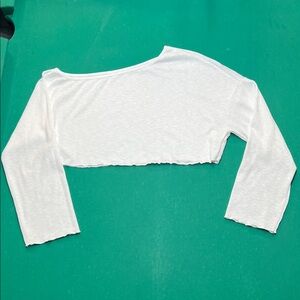 Elegant White Off-Shoulder Blouse